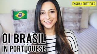 EU FALO PORTUGUÊS: My First Video in Portuguese | Ysis Lorenna