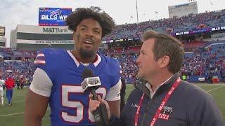 Buffalo Bills Defensive End Greg Rousseau reflects on game against Miami Dolphins