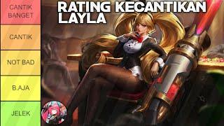 Rating Kecantikan Hero Layla Mobile Legends