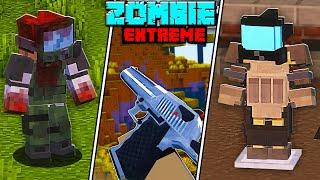 How to turn Minecraft into a Zombie Apocalypse with 1 mod! (1.19.2) | zombie extreme mod