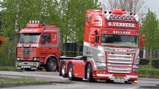 Retro Truck Tour 2024 Truckshow for old Trucks | open pipes sound from Scania V8 L6, DAF, Volvo