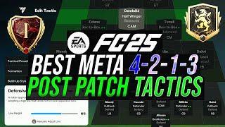 BEST META 4-2-1-3 *POST PATCH* TACTICS WITH THE BEST AI MOVEMENT, TRY IT YOU WILL SEE - FC 25