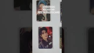 STRAYKIDS ROCKSTAR YES24 PHOTOCARD 스트레이키즈 락스타 예스24특전 #straykids #rockstar #YES24 #스트레이키즈 #락스타