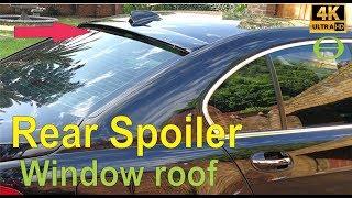 How to fit a rear window roof spoiler - step by step