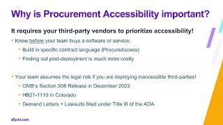 How to Procure Accessible Technology | ProcureEnsure by Allyant