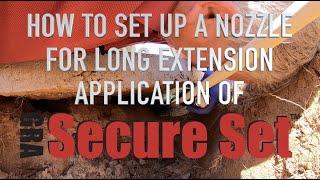 How To Set Up The Mixer Nozzle For Long Extension Application Of SecureSet Spray Foam