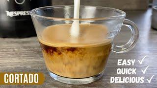 Nespresso Cortado Coffee Using Barista Recipe Maker Frother | Nespresso Recipes | A2B Productions