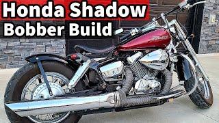 Badass Bobber Build - Honda Shadow bobber kit from Blue Collar Bobbers
