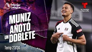 Rodrigo Muniz es el jugador top de la jornada 29 de la Premier | Premier League | Telemundo Deportes