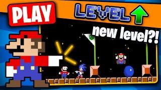 NEW LEVEL in LEVEL UP Mario Levels, BUT you can PLAY them game?!