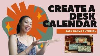 Design a STUNNING Desk Calendar in MINUTES with Canva!