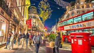 An Evening Walk in Central London filmed with DJI Osmo Pocket 3 in 4K HDR