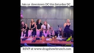 DC Drag Show Brunch Washington DC downtown 2 blocks from White House. It’s a fun thing to do in DC.