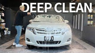 TOYOTA VENZA DEEP CLEAN | CAR WASH | CAR DETAIL | ASMR |