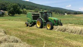 Baling Hay the New School Way