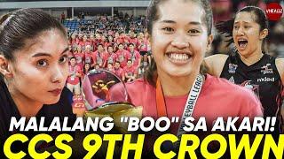 CCS 9th PVL Crown! Fans ALL Out sa CCS and BOO sa Akari!, Bernadeth MVPons ACTIVATED 81% Eff.!