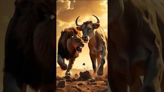 माँ ने बचाया बच्चा | Viral AI Animal Fight& Trending Short Videos #shorts #ai #cow #ytshorts #short