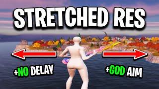 How To Get Stretched Resolution for Fortnite! (0 DELAY METHOD)