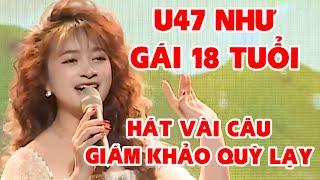 Mới Xuất Hiện CÔ GÁI U47 TRẺ NHƯ THIẾU NỮ 18 TUỔI Hát  GIỌNG BẮC Khiến GIÁM KHẢO QUỲ LẠY | THVL