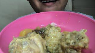 ASMR/Mukbang | Chicken Curry with Rice | Mouth Only