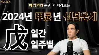 [메타명리 준쌤] 2024년 갑진년 戊일간 일주별 신년운세