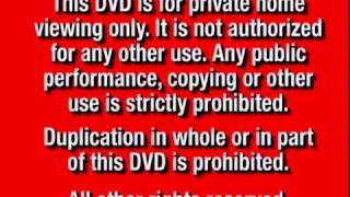 Blood Red Disney DVD FBI Warning Screens (2000-2006)