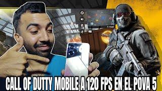 CALL OF DUTTY MOBILE A 120 FPS EN EL POVA 5 CON HIOS 13 / HIOS 14 [GUIA]