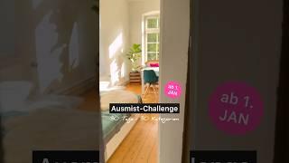 Ausmist-Challenge | kostenlos ab Januar #ausmisten