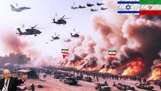 IRAN In Collapse! ISRAEL Air Force Destroy Battalions Base Of Iranian Army near G4z4!