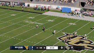 College Football 25 | West Virginia vs UCF Knights | NCAA Gameplay PS5