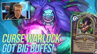 Curse Warlock Got BIG BUFFS! | Hearthstone Standard | Savjz