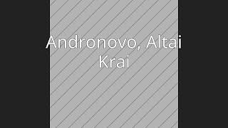 Andronovo, Altai Krai