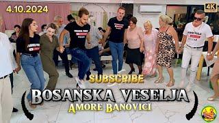 Nezapamćen lom sa Bosanskim veseljima igraci rasturaju "Amore" Banovići 4K /4.10.2024/