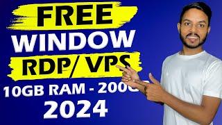 How To Get FREE Windows RDP In 2024 | Window RDP Server | Create Window 10 RDP for Free