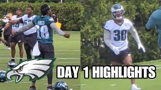 Eagles Rookie Minicamp Day 1 Highlights; Quinyon Mitchell *FIRST LOOK* John Ross is BACK! 