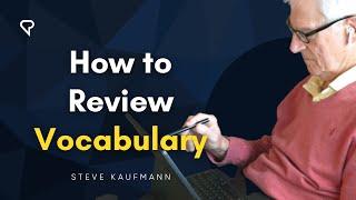 How to Review Vocabulary