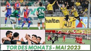 Tor des Monats Mai 2023 Der Swiss Football League "Super League und Challenge League"