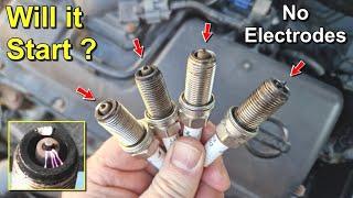 Will It Start ? - Spark Plugs With Ground Electrodes Removed