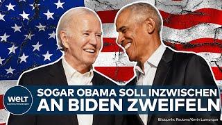 US-WAHL: Skepsis an Joe Bidens Kandidatur wächst! Sogar Barack Obama soll Zweifel geäußert haben