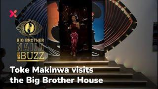 Toke Makinwa visits the Housemates | BBNaija: The Buzz S9 | Showmax Original