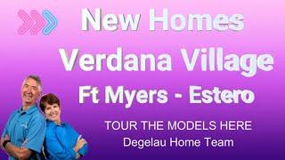 Discover Verdana Village: A Stunning Showcase of Modern Construction Homes in Estero FL