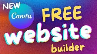 How to Create a free website on Canva