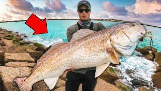 Fishing for Man-Sized Fish from Land - Jetty Fishing for the Biggest Fish
