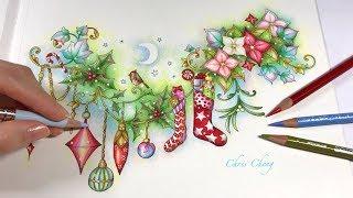 MERRY CHRISTMAS | Johanna's Christmas Coloring Book | Chris Cheng