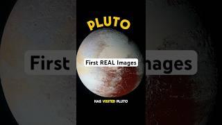 First Real Images of Pluto Revealed! #space #universe #science #shorts