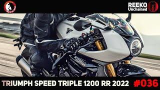 TRIUMPH SPEED TRIPLE 1200 RR 2022 | NEWS MOTO REEKO Unchained