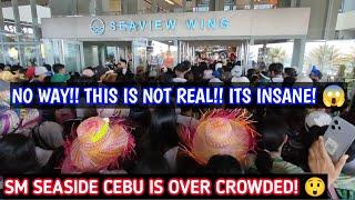 SUPER CROWDED SM SEASIDE CEBU CITY SINULOG FESTIVAL 2024