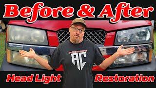 How To Restore Your DINGY (Head Lights) Like The PROS (Super EZ)