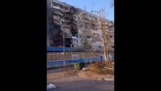 Херсон, 19.04.2025, обстрел жилого дома после заявленного рф режима тишины
