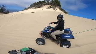 Banshee hill Winchester bay Oregon side trail to the right